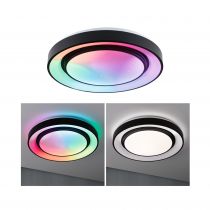 Applique Rainbow Dynamic RGB TunW LED 38,5W 475mm Blanc/Noir 230V Syn/Mét (70545)