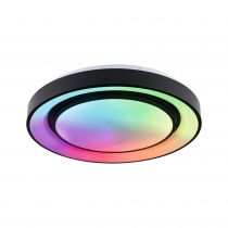 Applique Rainbow Dynamic RGB TunW LED 38,5W 475mm Blanc/Noir 230V Syn/Mét (70545)