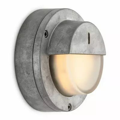 Applique r�tro en aluminium brut (100630)