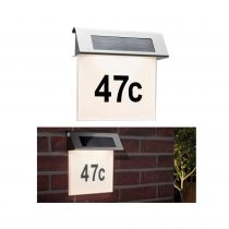 Applique solaire numéro façade de maison IP44 0,2W (93765)