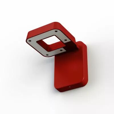 Applique Square N�1 Rouge tomate (156002110)