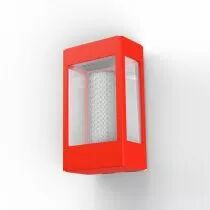 Applique T&eacute;tra N&deg;1 E27 Rouge signalisation (162001056)