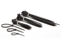 Attaches nylon noir assortiment 75pc (ECTBMIX)