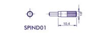 Axe 3mm (noir) (SPIND01)