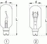 B15d 26x70 110v 24w 18cd (009014)