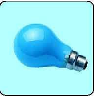 B22d std.col 240v 25w bleu (007245)