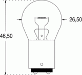 Ba15d 26x46 12v 20w (121973)