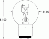 Ba21d4 40x63,5 85v 50/18w (122656)