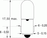 Ba5s 6x16 12v 40ma (017015)