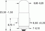 Ba7s 7x23 12v 100ma (019180)