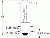 Ba9s 10x48 130v 20ma (116765)