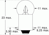 Ba9s 11x23 12v 100ma (116892)