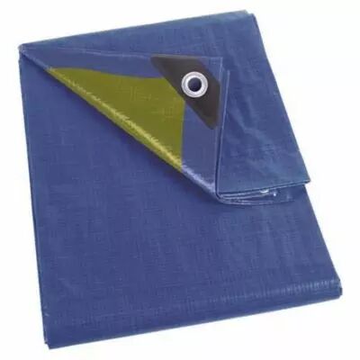B�CHE - BLEU/KAKI -R�SISTANT - 4 x 4 m (110-0404)