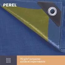 B&Acirc;CHE - BLEU/VERT - STANDARD - 2 x 3 m (70-0203)