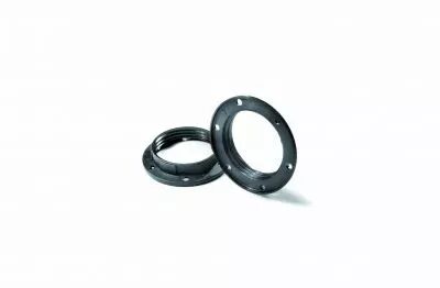 Bague de douille E27 noire, � 57 x 12 mm (140129)