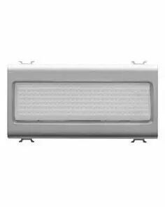 Balisage - 12v ac/dc / 230v ac 50/60 hz - opale - 2 modules - titane - chorus