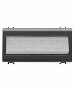 Balisage - 12v ac/dc / 230v ac 50/60 hz - opale - 4 modules - noir - chorus