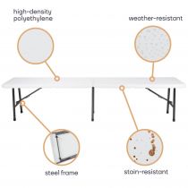 BANC PLIABLE - 183 X 28 X 43CM