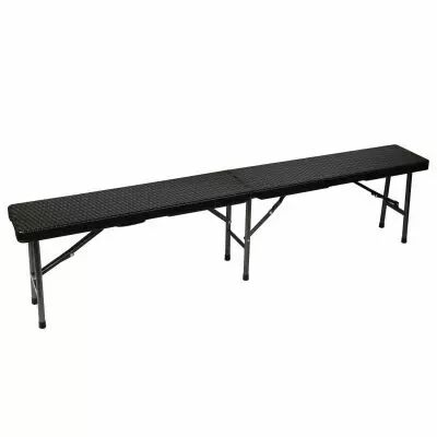 BANC PLIABLE - IMITATION ROTIN - 180 x 25 x 43 cm (FP160R)