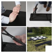 BANC PLIABLE - IMITATION ROTIN - 180 x 25 x 43 cm (FP160R)