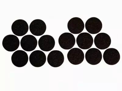 Bande feutre - rond 25mm - 16 pcs (DTF2)