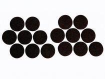 Bande feutre - rond 25mm - 16 pcs (DTF2)