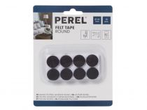 Bande feutrée adhésive - rond 20mm - 20 pcs (DTF1)