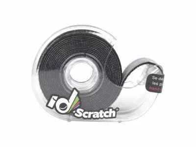 Bande velcro - bobine 2m x 2cm - couleur noire (IDS-DB)