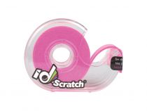 Bande velcro - bobine 2m x 2cm - couleur rose fluo (IDS-FP)