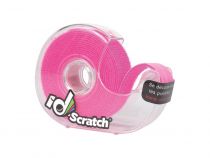 Bande velcro - bobine 2m x 2cm - couleur rose fluo (IDS-FP)