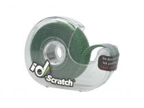 Bande velcro - bobine 2m x 2cm - couleur vert foncé (IDS-DG)