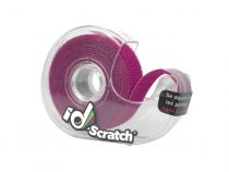 Bande velcro - bobine 2m x 2cm - couleur violet rouge (IDS-VR)