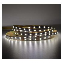 BANDEAU BLC 3000K 5M 60LED ET 5W/M IP54 12V SILICONE (100407)