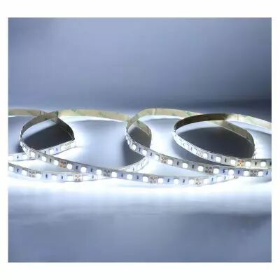 BANDEAU BLC 6000K 5M 60 LED ET 9W/M IP54 24V SILICONE (100428)
