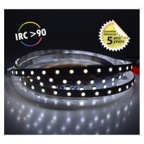 BANDEAU BLC 6000K 5M 60LED 10,5W/M IP20 12V BOITE 5ANS (751655)