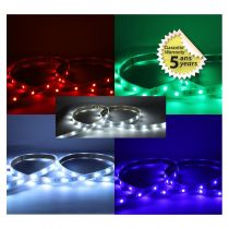 BANDEAU BLC RGB+ 4000K 5M 70LED IP67 10W/M 24V 5ANS (100710)