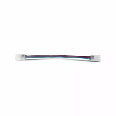 BANDEAU CABLE DOUBLE CONNECTEUR 10mm PR IP54 RGB (100451)