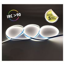 BANDEAU COB 4000K 5M 320LED/M ET 9W/M IP20 24V 5ANS  (100517)