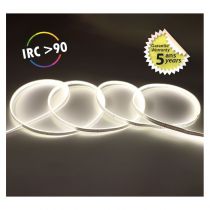 BANDEAU COB 4000K 5M 320LED/M ET 9W/M IP65 24V 5ANS (100520)