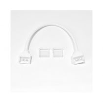 BANDEAU CONNECT DROIT D/F AVEC CABLE PR BANDEAU RGB+W IP67 14MM (100896)