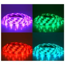 BANDEAU COULEURS 5M 30LED ET 7,2W/M IP65 12V PU (75032)
