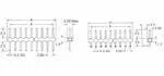 Barette sec 2 2x32 droit etames