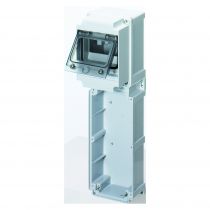 Base modulaire avec panneau ouvert rails din 1 prise 16/32a (GW66781)