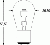 Bay15d 26x52 12v 18/ 5w (122106)