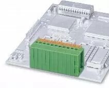 Bloc de jonction � ressort p2,54 3pts