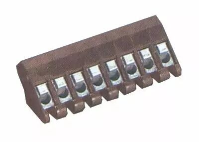 Bloc de jonction � vis 5 p�les avec serre-fil