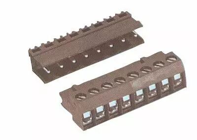 Bloc de jonction � vis femelle enfichchable 3 poles