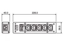 Bloc multi prise iecx5 f+v