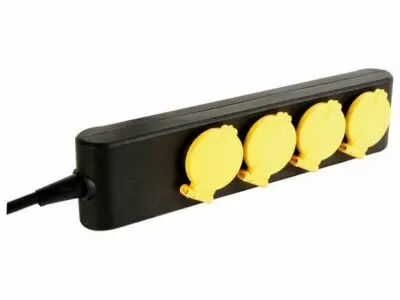 Bloc multiprise, 4 prises - ip44 (EBP04WP-G)