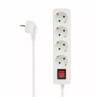 Bloc multiprise, 4 prises avec interrupteur (EB4S-G)